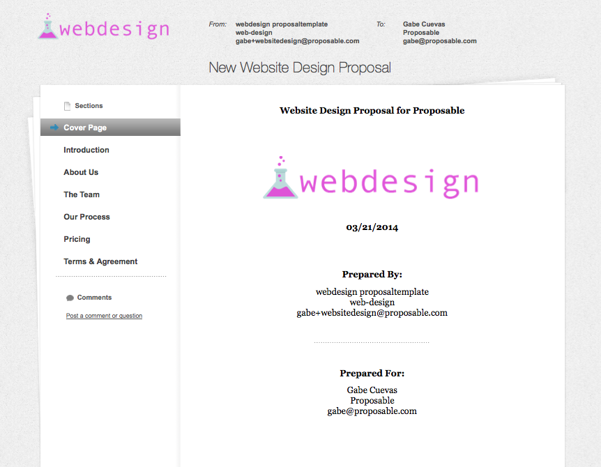 Website Design Template