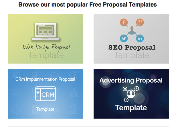 Sample Proposal Templates