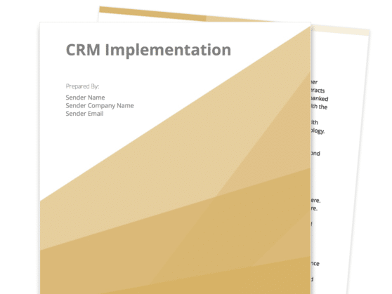 proposal for business plan pdf