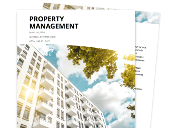 Property Management Proposal Template Proposable