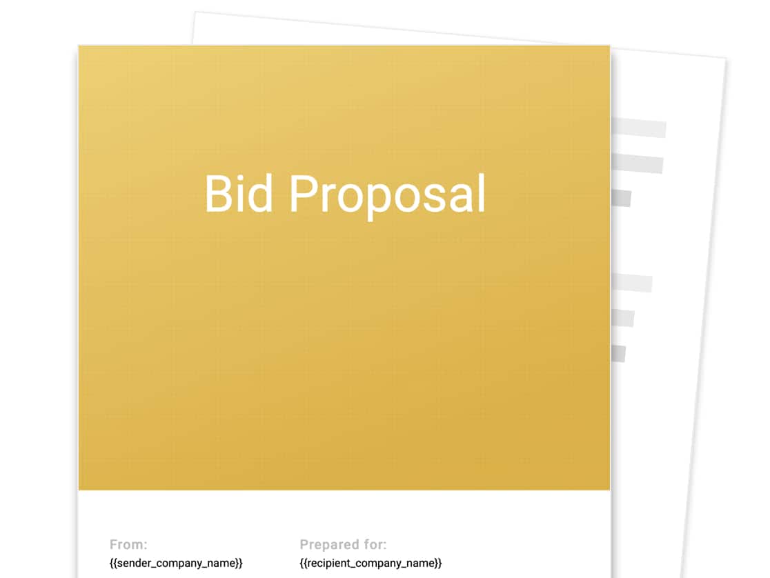 a business proposal template