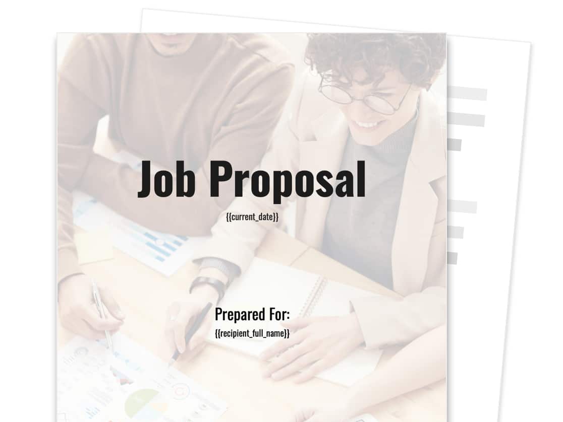 Job Proposal Template [Free Sample] Proposable