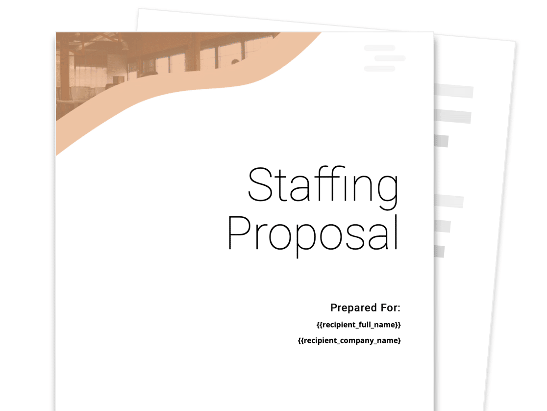 Staffing Agency Proposal Template Free Sample Proposable