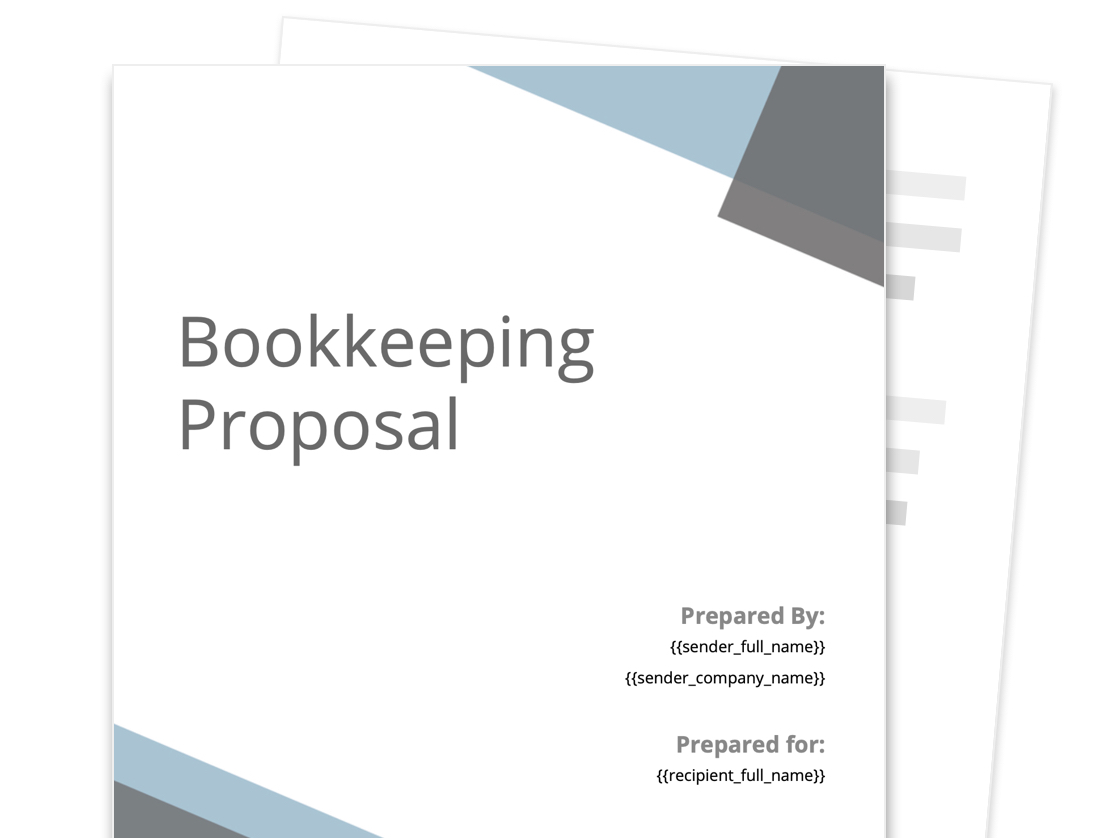 Bookkeeping Proposal Template