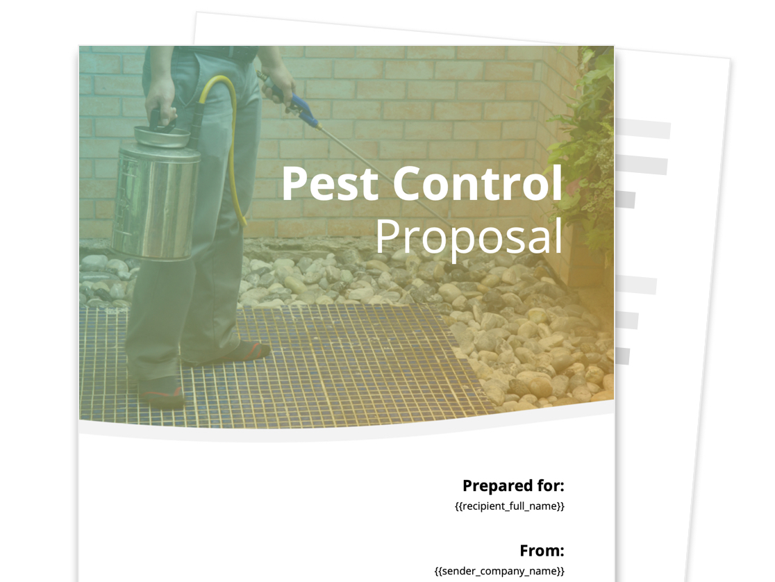 Pest Control Proposal Template