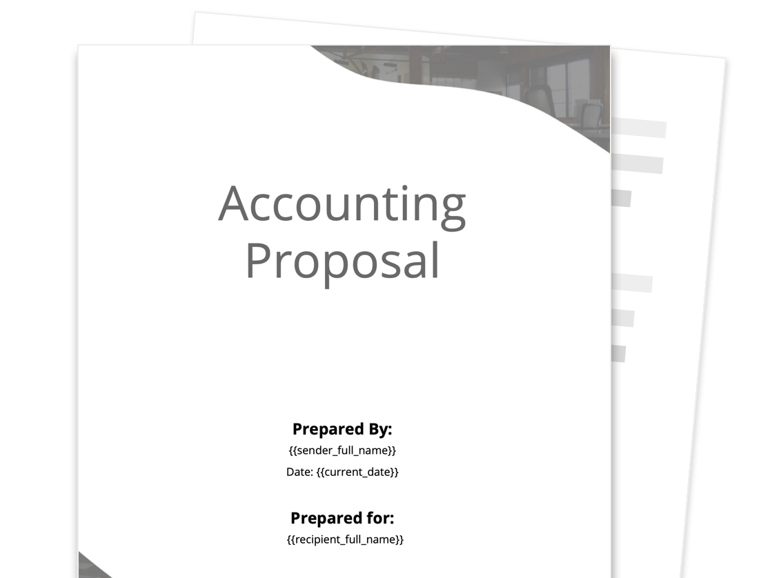 Accounting Proposal Template