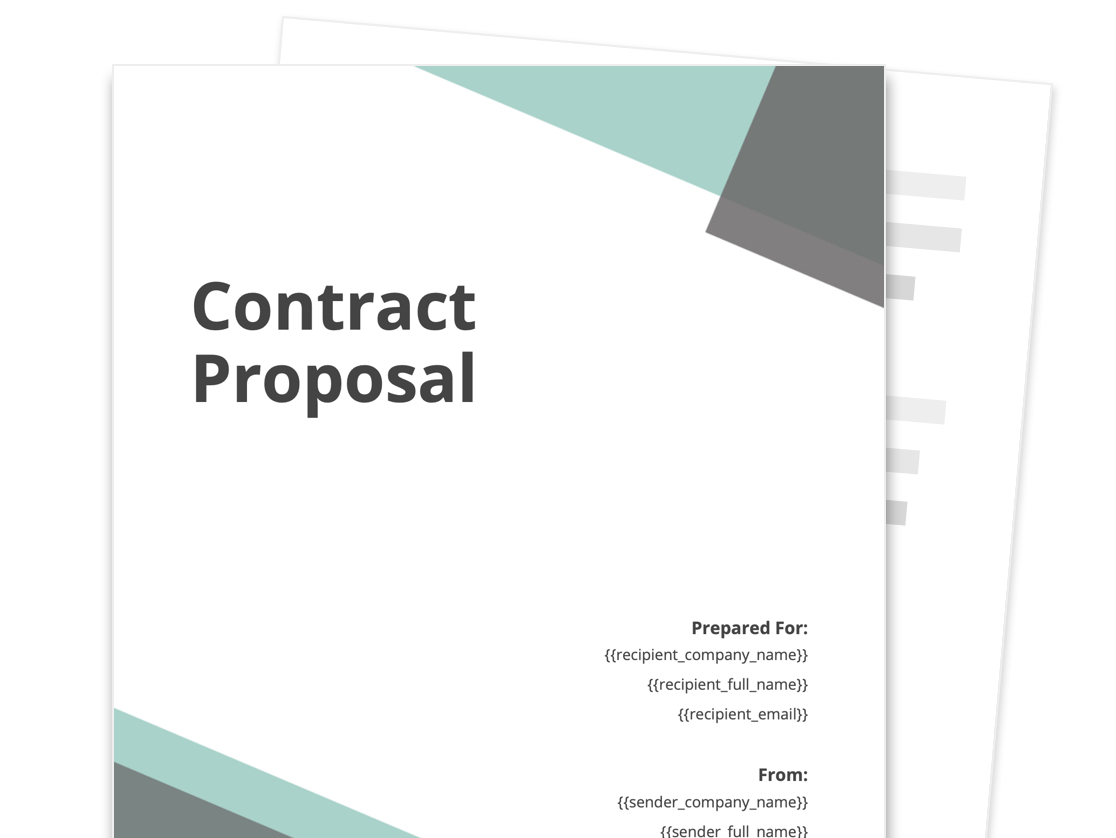 Contract Proposal Template [Free Sample] Proposable