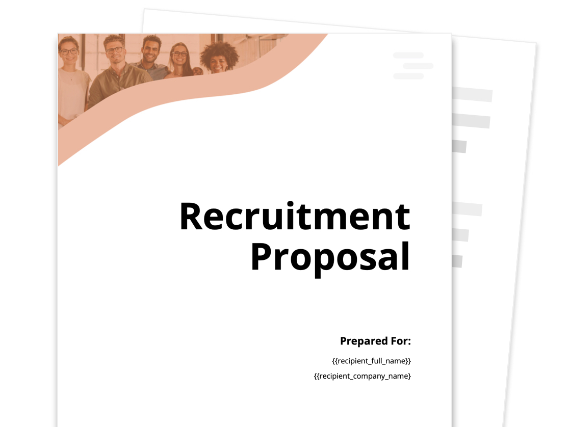 Recruitment Proposal Template - [Free Sample]  Proposable Regarding New Position Proposal Template