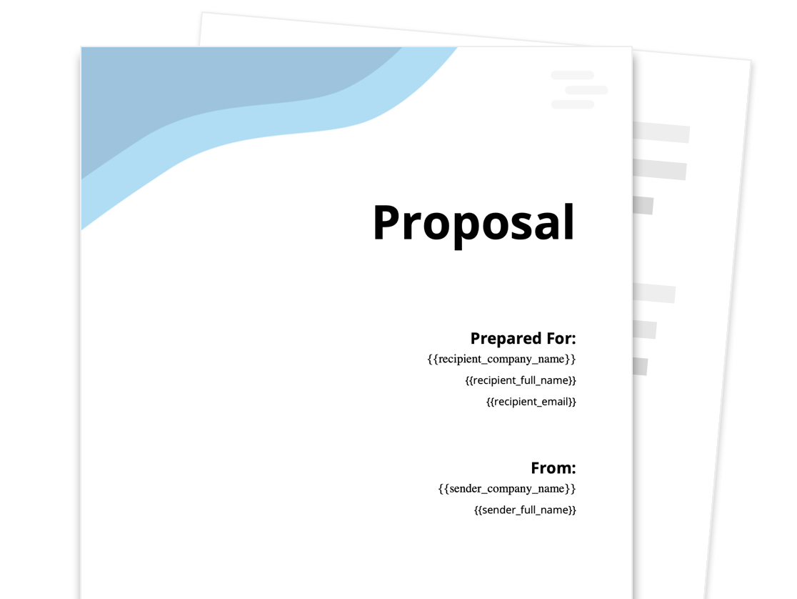 Professional Proposal Template